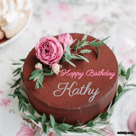 🎂 Happy Birthday Kathy Cakes 🍰 Instant Free Download