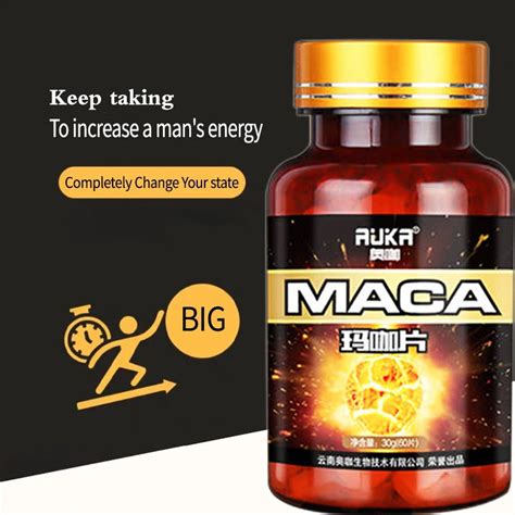 Maca American Ginseng Chewing Tablets 60 Relieve Fatigue And Improve Sexual Activity Shopee