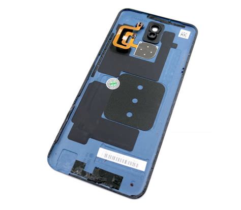 Tapa Trasera Con Huella Para LG K40 LM X420EMW Azul Original