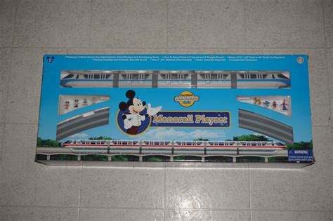 Walt Disney World Mickey And Friends Monorail Playset Blue Antique