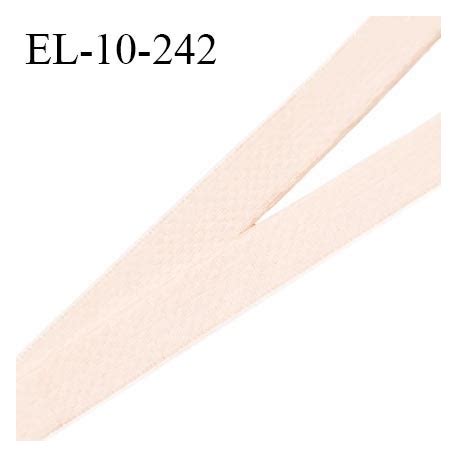 Elastique 10 mm lingerie haut de gamme couleur beige rosé allongement