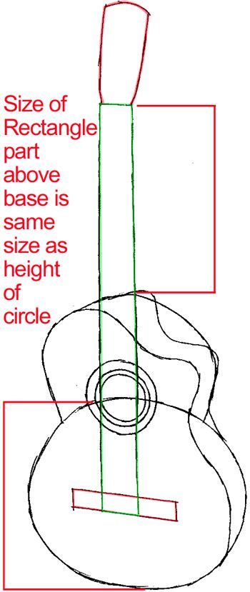 How To Draw A Guitar Step By Step Easy