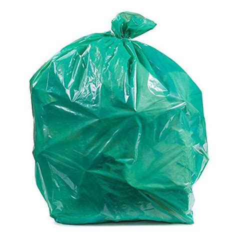 Plasticplace Gallon Trash Can Liners For Toter Mil Green