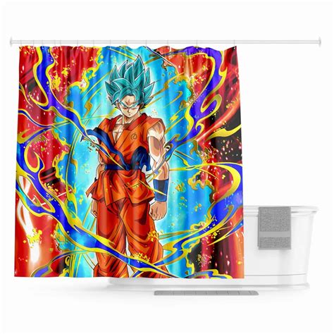 Rideau Douche Dragon Ball Goku Ssj Blue Sangoku Univers