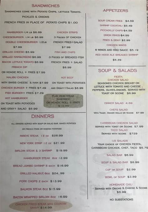 The Rancher Cafe And Hotel Menus In Delta Utah United States