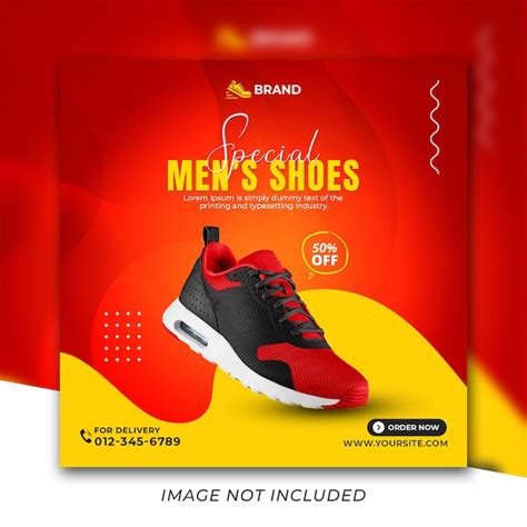 Premium PSD Exclusive Sports Shoes Collection Social Media Instagram