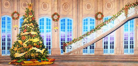 Grand Ballroom Christmas Backdrop Rentals Theatreworld®