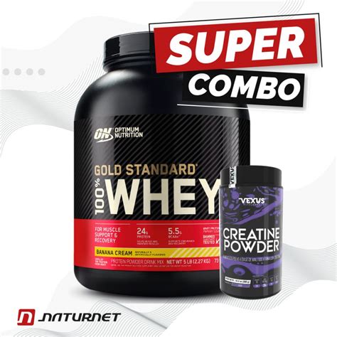 Gold Standard 100 Whey 5 Lb Creatine 300 Gr Naturnet Colombia