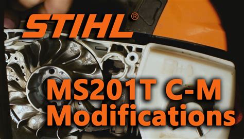 Stihl Ms T C M Muffler And Timing Modification Youtube