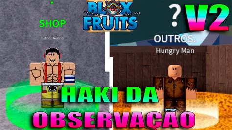 Como Pegar Haki Da Observa O V No Blox Fruits Youtube