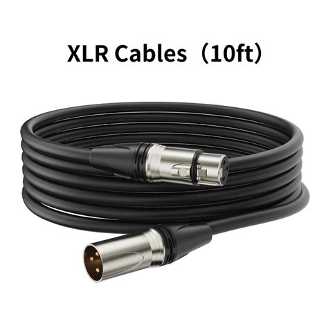 Cables Xlr De Pies Interfaz De Audio Macho A Hembra Cable De Micr