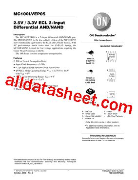 Mc Lvep Mntxg Datasheet Pdf On Semiconductor