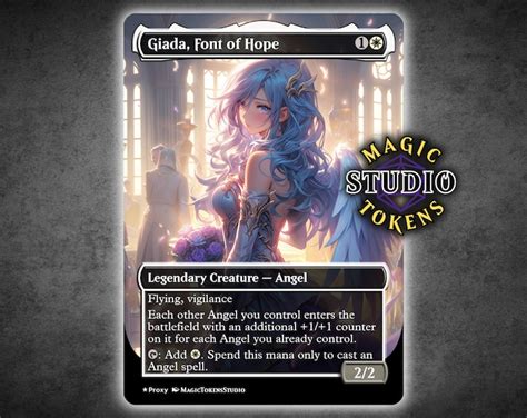 Mtg Giada Font Of Hope Anime Proxy Custom Mtg Proxy Cards Magic The