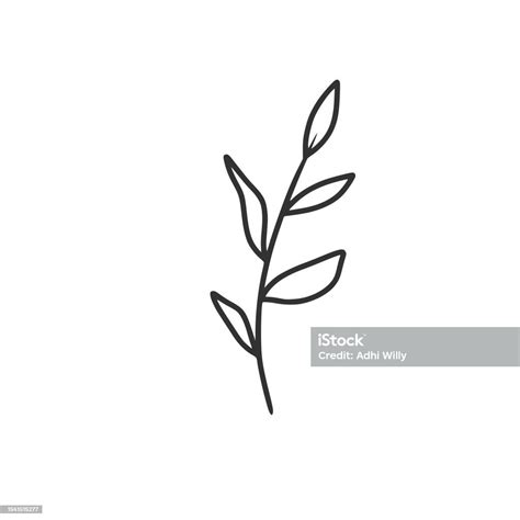 Branch Outline Illustration Stock Illustration Download Image Now