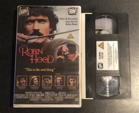 Rare Vhs Video Tape Robin Hood The Authentic Adventure Big Box