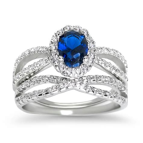 Unique Sapphire Wedding Rings