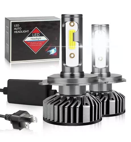 14000lm 80w Kit De Faros Led H4 Luz Alta Y Baja Para Toyota Meses Sin