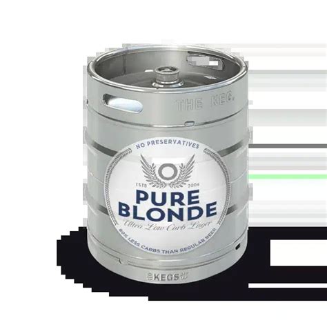 Pure Blonde Keg Kegs Off Tap
