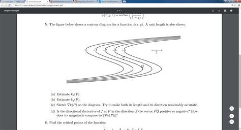 Approximate Using The Contour Diagram Of Shown Below Solved