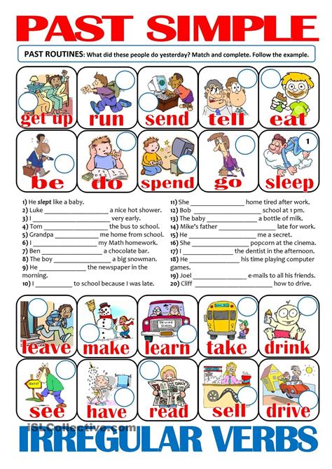 PAST SIMPLE Irregular Verbs Past Routines Irregular Verbs Simple