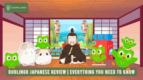 Duolingo Japanese Review | Everything You Need to Know - EDOPEN Japan