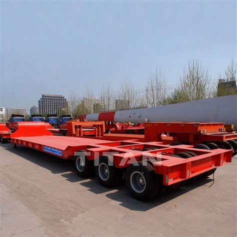 Heavy Hauler Hydraulic Multi Axles Lowbed Trailer Heavy Duty 3 Line 6