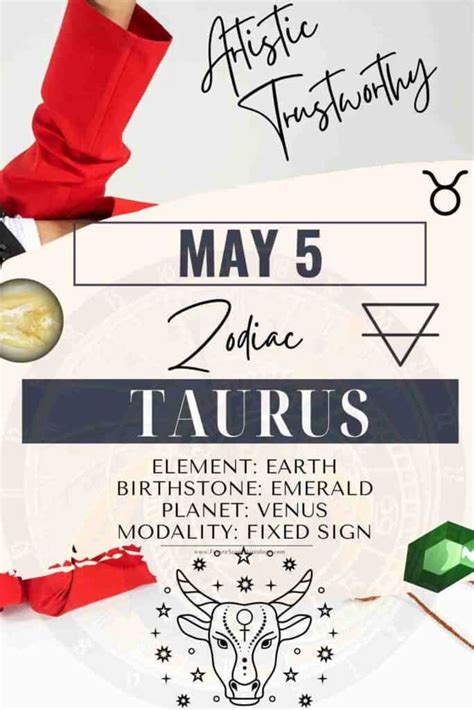 May 5 Zodiac (Taurus) Birthday: Personality, Birthstone, Compatibility ...