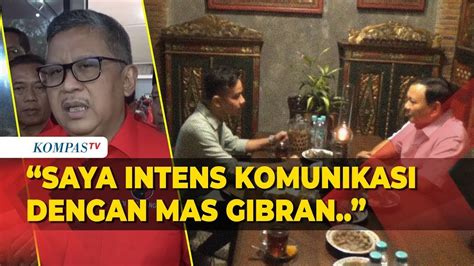 Tanggapan Sekjen PDIP Hasto Soal Isu Gibran Jadi Cawapres Prabowo