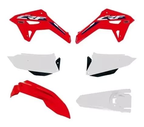 Kit Plástico Amx F21 Crf 250f Vermelho Branco 2022 Completo Frete grátis