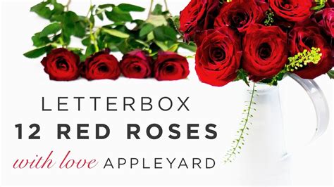 12 Red Roses Valentines Appleyard London Youtube