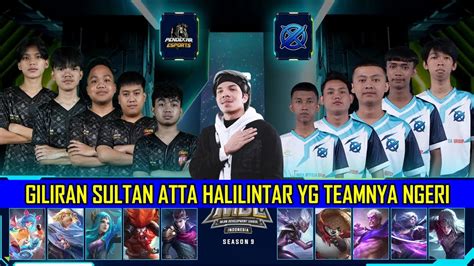 Match Perdana Teamnya Sultan Atta Halilintar Pendekar Esports Vs