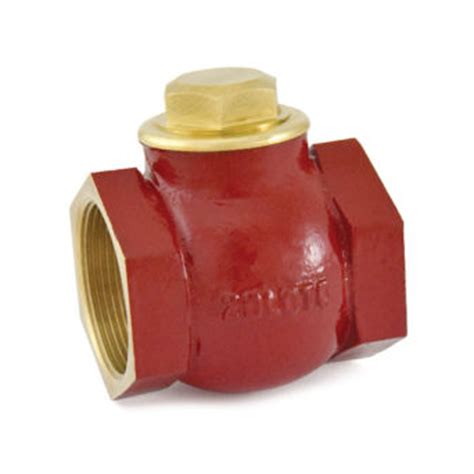 Buy Zoloto Mm Bronze Screwed Horizontal Check Valve Online At