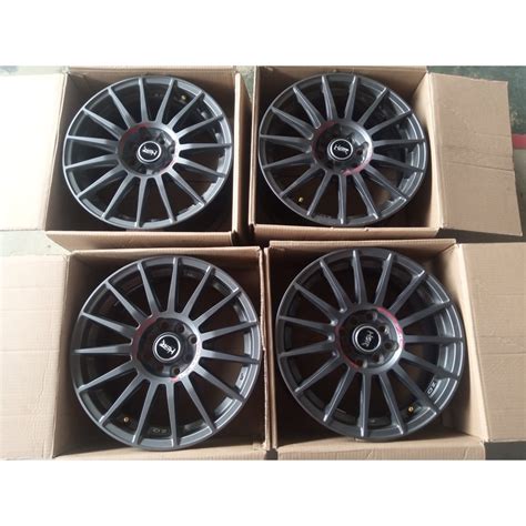 Jual Velg Mobil Bekas Type OZ RACING R16 Lebar 7 Hole 4X100 4X114 3 ET