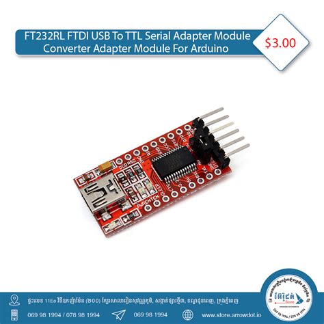 Ft232rl Ftd Usb To Ttl Serial Adapter Module Convert For Arduino