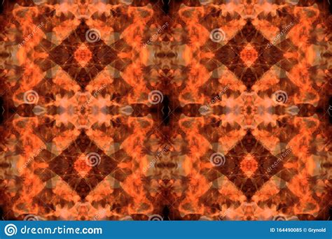 Flame Seamless Pattern One Stock Illustration Illustration Of Nature