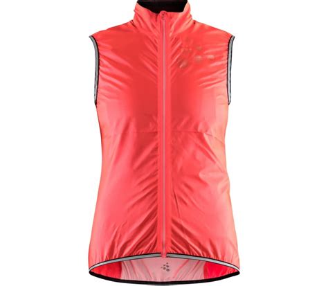 Craft Lithe Womens Bike Waistcoat Pink Buy It At The Keller