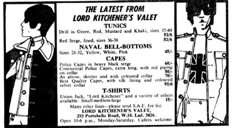 Pop Culture Safari Vintage Ad The Latest From Lord Kitchener S Valet