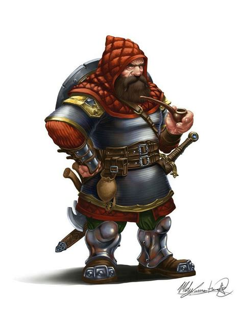 M Dwarf Ranger Med Armor Shield Sword Forest Hills Mountains Underdark