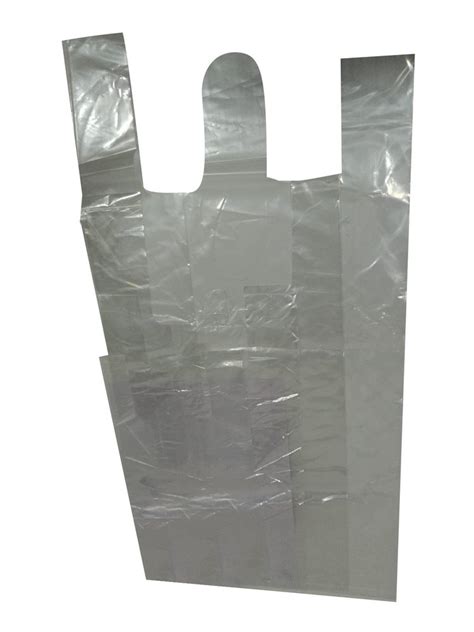 Plain 13 X 16 Inch W Cut Polythene Bag For Grocery Holding Capacity