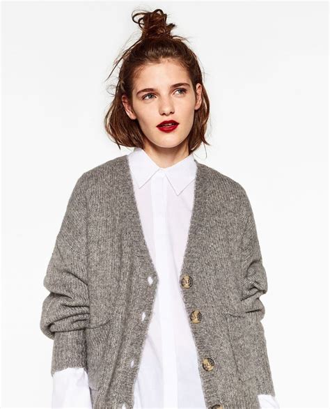 V NECK JACKET Cardigans KNITWEAR WOMAN ZARA United States Fashion