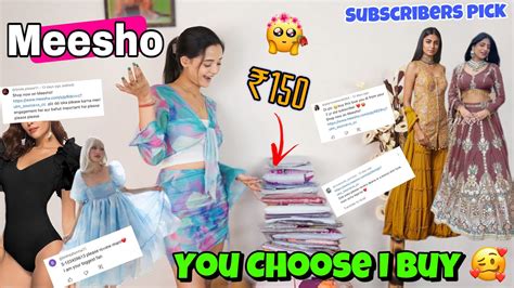 Meesho Subscribers Pick Haul😍 Huge Meesho Haul Starting At ₹150🤑