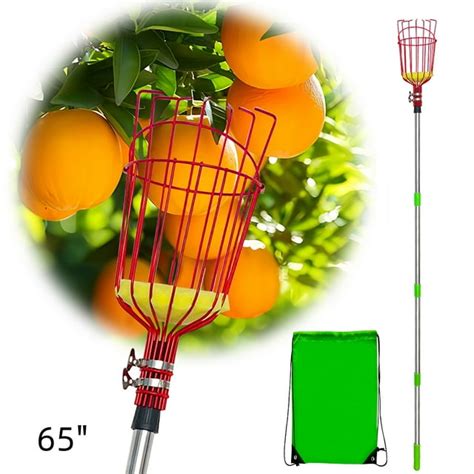 Metmetalrt Gardening Fruit Picker Tool With Adjustable