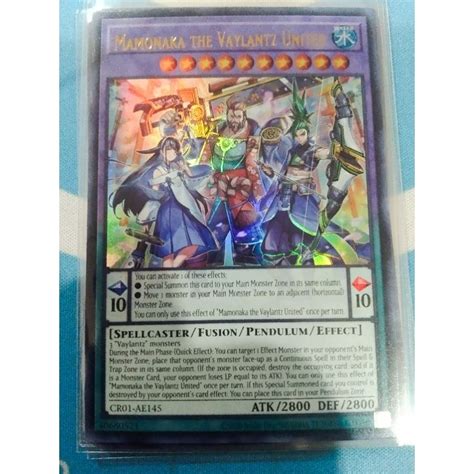 Yugioh Asia English CR01 Creation Pack 01 Single Card UR Shopee