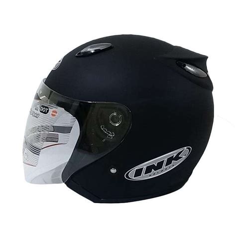 Jual HELM INK CENTRO HITAM DOFF HELM INK HALF FACE ORIGINAL Di Seller