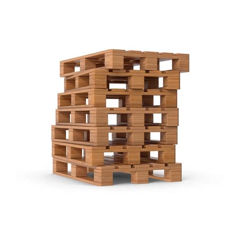 Wooden Pallets Stack 3d Model Turbosquid 2020475