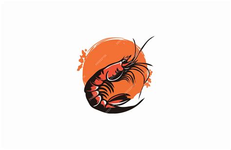 Premium Vector Shrimp Vector Illustration Design