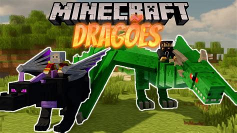 Como Montar Em Drag Es No Minecraft Dragon Mounts Mod Tutorial Youtube