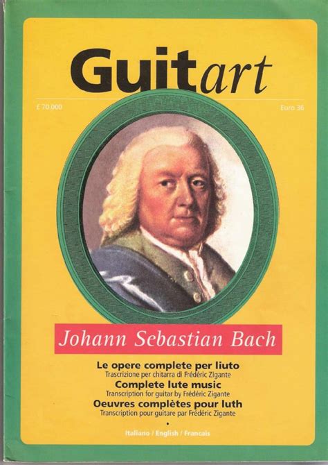 Pdf Classical Guitar Sheet Johann Sebastian Bach Complete Lute