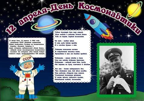 День космонавтики картинки для детей