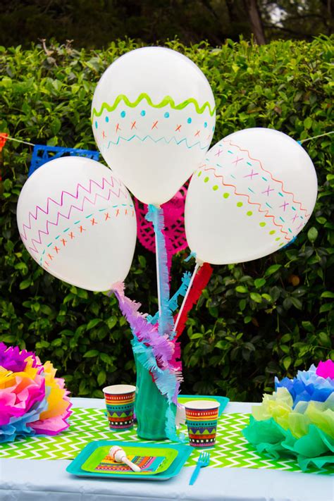 Diy Fiesta Balloons Design Improvised